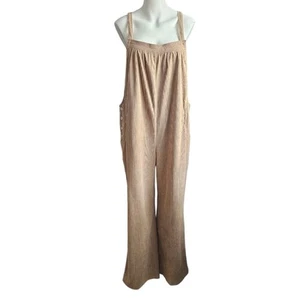 Eesome Womens Corduroy Jumpsuit Overalls Size Medium NWT - Picture 1 of 10
