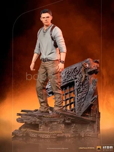 Iron Studios Uncharted Nathan Drake Deluxe Art Scale 1/10 Statue Model INSTOCK - Picture 1 of 4
