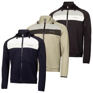 Calvin Klein Herren Fracture Hooded Full Zip Stretch Stoff Golf Hoody - Bild 1 von 13