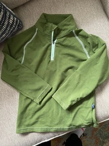 KicKee Kids Green 1/4 Zip Pullover Sweatshirt Polo Size 4T - Picture 1 of 3
