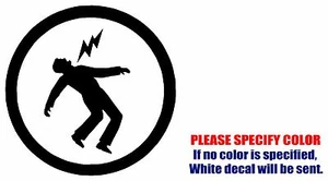 Warning Green Day symbol JDM Vinyl Decal Sticker Car Window Bumper Wall Boat 6" - Picture 1 of 3