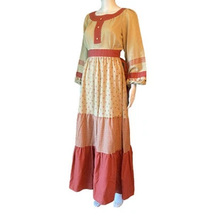 VTG ‘76 Magnolia SanFransisco Lil House On The Prairie Dress Cottagecore READ SZ - Picture 1 of 23