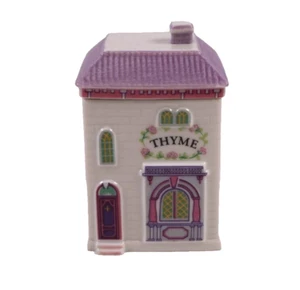 Tarro de tomillo The Lenox Spice Village 1989 de colección excelente estado - Imagen 1 de 6
