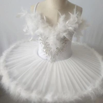Para mujeres Princesa Ballet Pluma Cisne Vestido Niñas Negro Cisne Baile Ropa Drama Nuevo Foto 1 de 4
