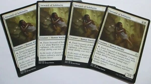 MTG Steward Of Solidarity Hour Of Devastation Magic The Gathering x4 LP - Picture 1 of 1