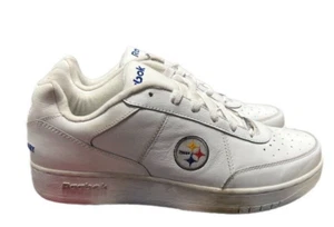 Reebok NFL Pittsburgh Steelers Super Bowl XL Shoes Anniversary White Mens 13 TAG - Picture 1 of 9