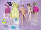 Misc Lot Of Barbie Dolls Ken Assorted Clothes Shoes Accessories Unsorted Vintage