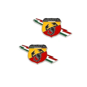 2 piezas insignia universal del maletero trasero de la puerta del guardabarros del escorpión emblema de Abarth - Imagen 1 de 2