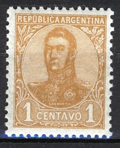 Argentina 1908-09, 1c San Martin MNH, Mi 122 - Picture 1 of 1