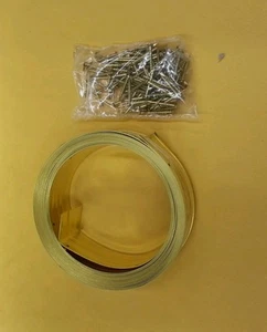 Bronze Weatherstrip Seal for doors and windows Spring bronze - Picture 1 of 2