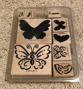 Stampin Up! Definitiv dekorative Flutterbys im Ruhestand gebraucht 9er Set - Bild 1 von 1