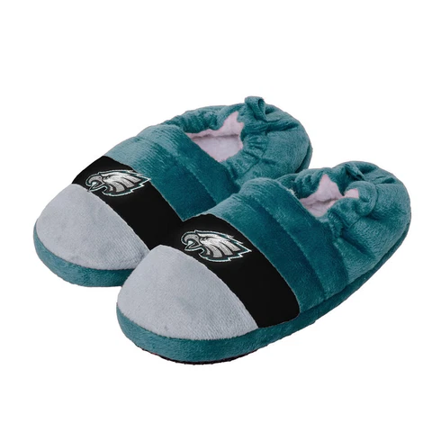 Philadelphia Eagles NFL Boys Color Block Close Back Slippers, L (11/12) - NWT Cover
