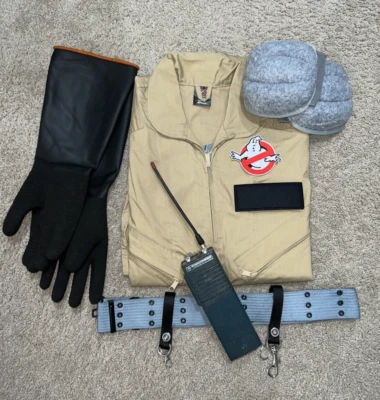 Disfraz Completo Cazafantasmas Halloween Completo Caqui Traje de Vuelo Juegos con disfraces Halloween Foto 1 de 4