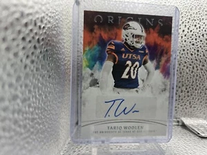 2022 Panini Chronicles Origins Draft Picks Tariq Woolen Auto RC Seahawks - Picture 1 of 2