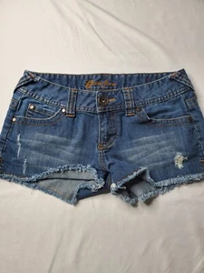 Guess Jeans Cutoff Jeans Shorts Damen Größe 2 (29"" x 2"") blau - Bild 1 von 7
