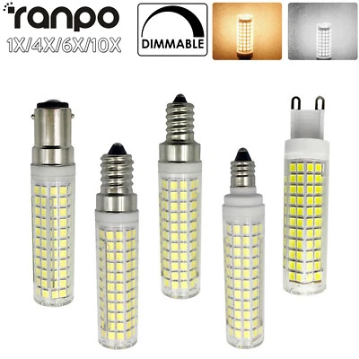 1X 10X Dimmable LED Bulbs 15W 136LEDs G9 Corn  Light  Cool White Bulb 2835 Smd - Image 1 of 4
