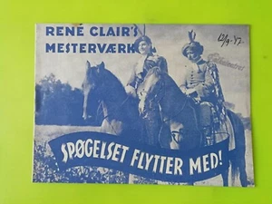 Danish Film Program. "The Ghost Goes West" 1947.Robert Donat.Jean Parker. - Foto 1 di 8