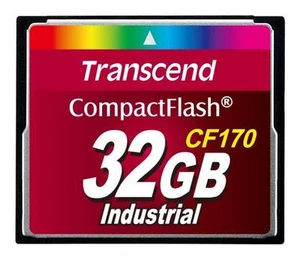 32GB Transcend CF 170 X Speed Industrial CompactFlash-Speicherkarte - Bild 1 von 1