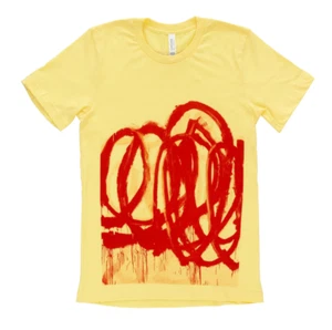 Camiseta CY TWOMBLY Arte Gagosiano 'Sin título' 2007 Serigrafía Talla Grande RARA - Imagen 1 de 5