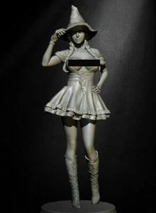 1/24 75mm Resin Figur Modellbausatz Sexy Girl Beauty Fantasy Spirit Hexe unbemalt - Bild 1 von 6