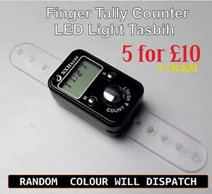 LCD Digital Digito Electrónico Mano Dedo Contador Contador Para Golf, Escuela y Spot - Imagen 1 de 1