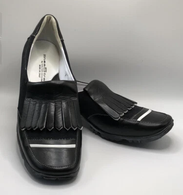 Walter Genuin Black Linea Stretch Pia Ladies Golf Shoes Size 7 Box & Bags EUC - Image 1 of 4