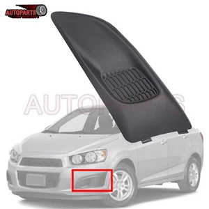 Bisel de lámpara de cubierta de luz antiniebla frontal del lado del conductor negro para Chevrolet Sonic 2012-2016 - Imagen 1 de 11