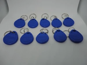 10 Pcs 125Khz RFID EM ID Key Fobs Keychain Tag Ring Access Control EM4100 TK4100 - Picture 1 of 10