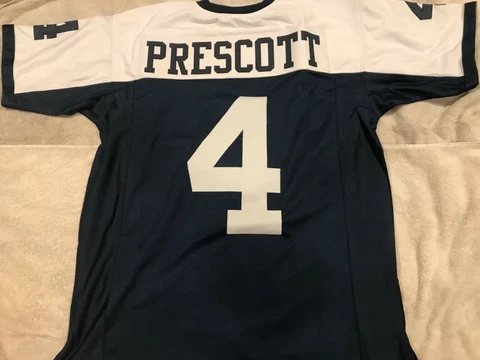 UNSIGNED  Dak Prescott #4 Sewn Stitched  Jersey Size XL Cover