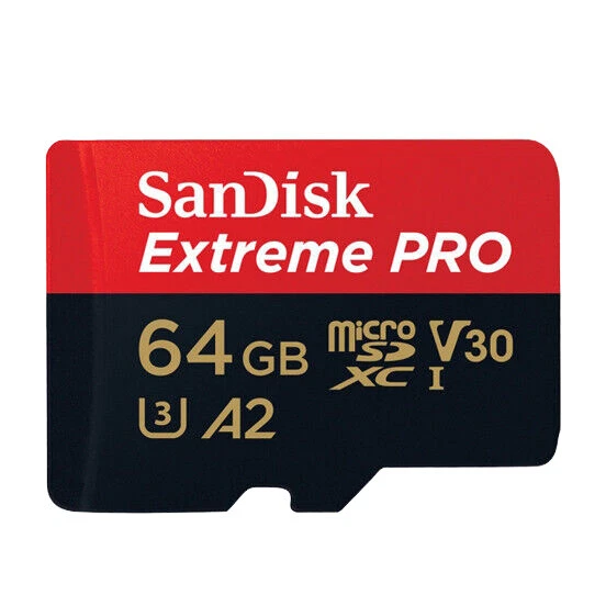 SanDisk Extreme PRO 64GB microSDXC UHS-I Memory Card