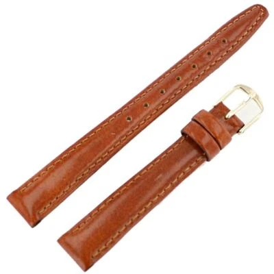 Hadley-Roma Ladies 10mm Honey Genuine Leather Watch Band HR2375802  - Image 1 of 3