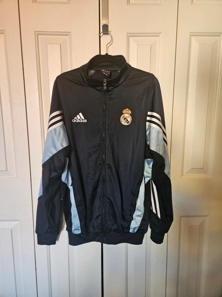 Vintage Real Madrid 03 04 Adidas zip jacket M La Liga Euro Champions League - Image 1 of 4