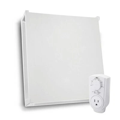 EconoHome Wall Mount Space Heating Panel  with Thermostat 400W Convection Heater - Image 1 of 4