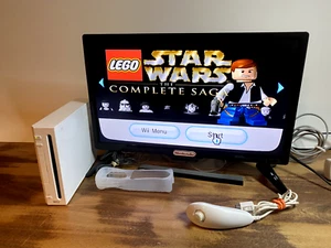 Nintendo Wii Console w/Lego Star Wars Complete Saga TESTED & COMPLETE • RVL-100 - Picture 1 of 3