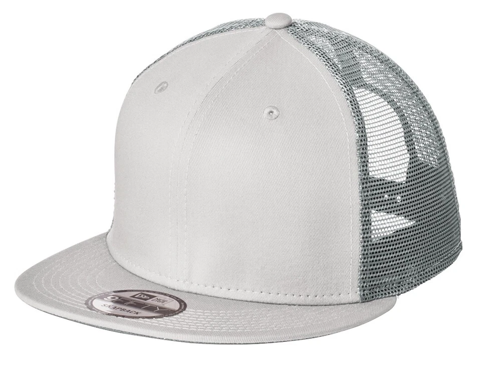 NEW ERA, MESH HIGH PROFILE TRUCKER CAP, 9Fifty, FLAT VISOR, ADJUSTABLE SNAPBACK - Image 1 of 1