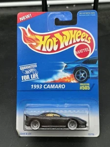 1995 Hotwheels collector #505 1993 Camaro *WHEEL VARIATION* - Picture 1 of 2
