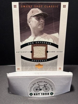 Don Drysdale 2005 Sweet Spot Classics Materials Jogo Usado Calça Cartão #CM-DD - Imagem 1 de 3