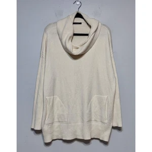 Cyrus Quiet Luxury Cowl Neck Tunic Sweater Size 3X Capsule Minimalist Scandi - Picture 1 of 6