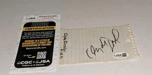 Clyde Drexler Portland Trailblazers Signed Cut JSA Certified  - Picture 1 of 2