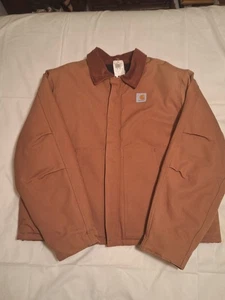 Chaqueta tradicional vintage Carhartt talla 54 alta Arctic Wear forrada marrón J02 - Imagen 1 de 10