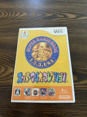 Super Mario Bros Collection 1,2,3, USA All Stars Wii Game Japanese Version - Image 1 of 3