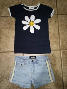 Girls MOLO Outfit 7 Top and Shorts - Picture 1 of 3