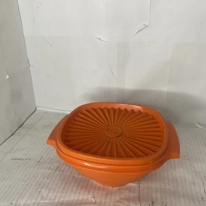Vintage Tupperware 840 Vorratsbehälter orange mit Deckel - Bild 1 von 7