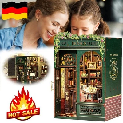 CUTEBEE DIY miniature dollhouse kits, with light DIY mini house model gift - Image 1 of 4