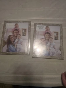 set of 2 White Photo Frame, Minimalist Photo Frame, Modern Wall Frame 8"x10" - Picture 1 of 5