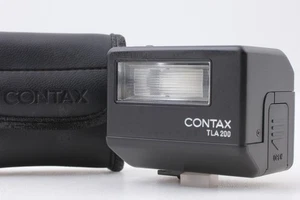 [Top MINT] Contax TLA200 Shoe Mount Flash Black for Contax G1 G2 From JAPAN - Picture 1 of 8