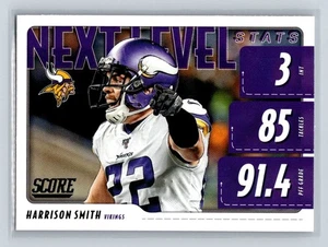 2020 Score Next Level Stats #NLS-HS Harrison Smith Minnesota Vikings - Bild 1 von 2