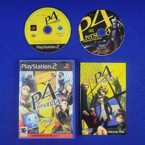 ps2 PERSONA 4 Game + SOUNDTRACK CD Shin Megami Tensei Playstation PAL Version - Imagen 1 de 5