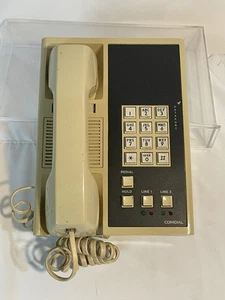 Vintage Comdial Executech Business 2 Leitungen Telefon 805A mit Mobilteil STAGEPROP - Bild 1 von 7