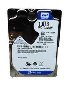 Lot of 20 Western Digital WD Blue WD10JMVW 1TB 2.5" USB 3.0 External Hard Drive - Picture 1 of 3